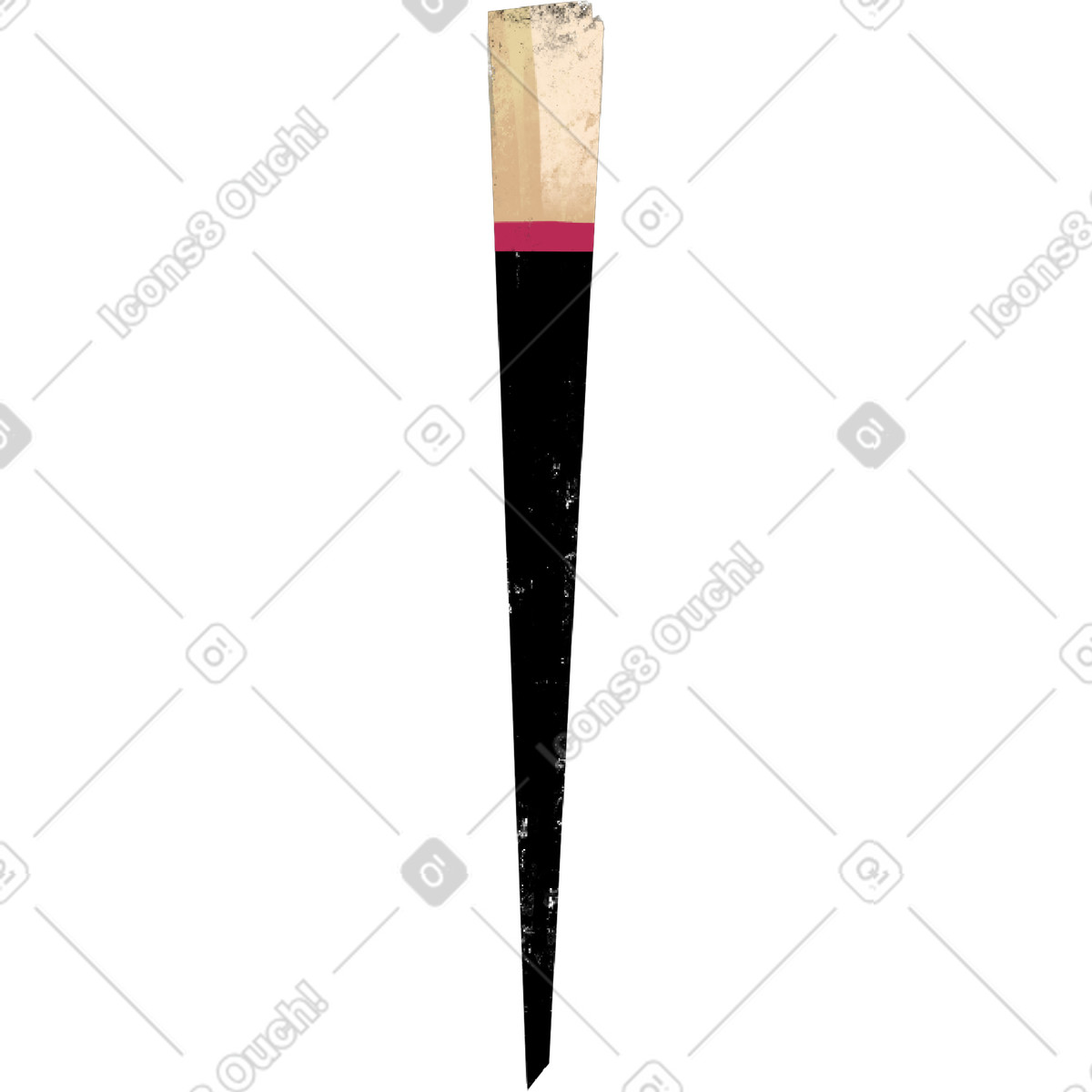 Cosmetic brush illustration in Fabulous style download in PNG, SVG