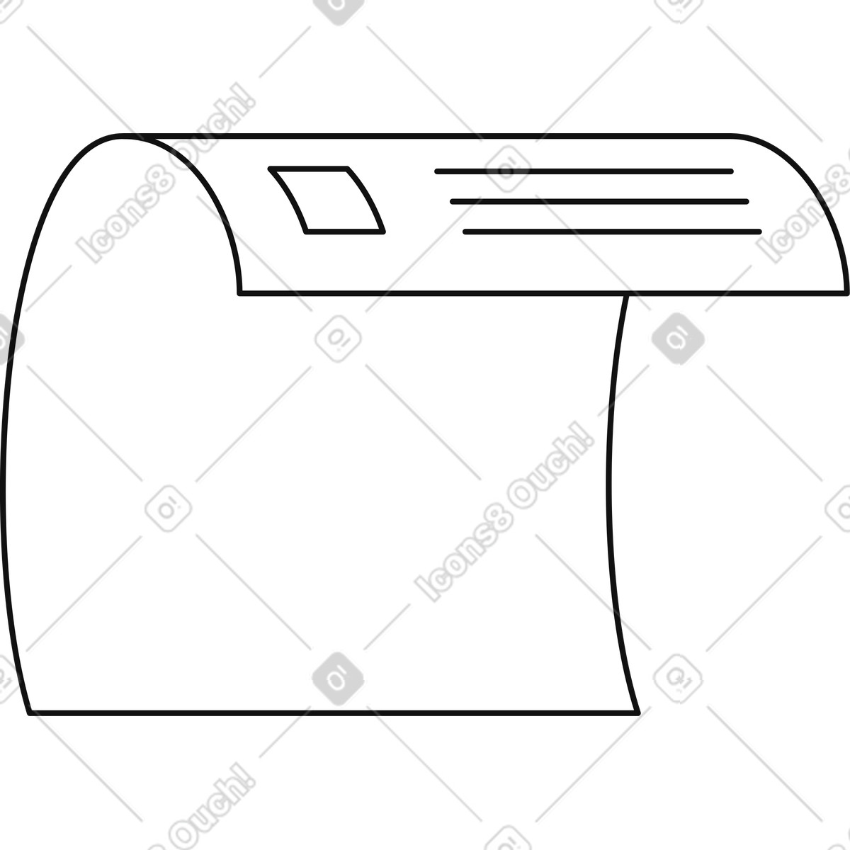 Test sheet illustration in Bloom style download in PNG, SVG