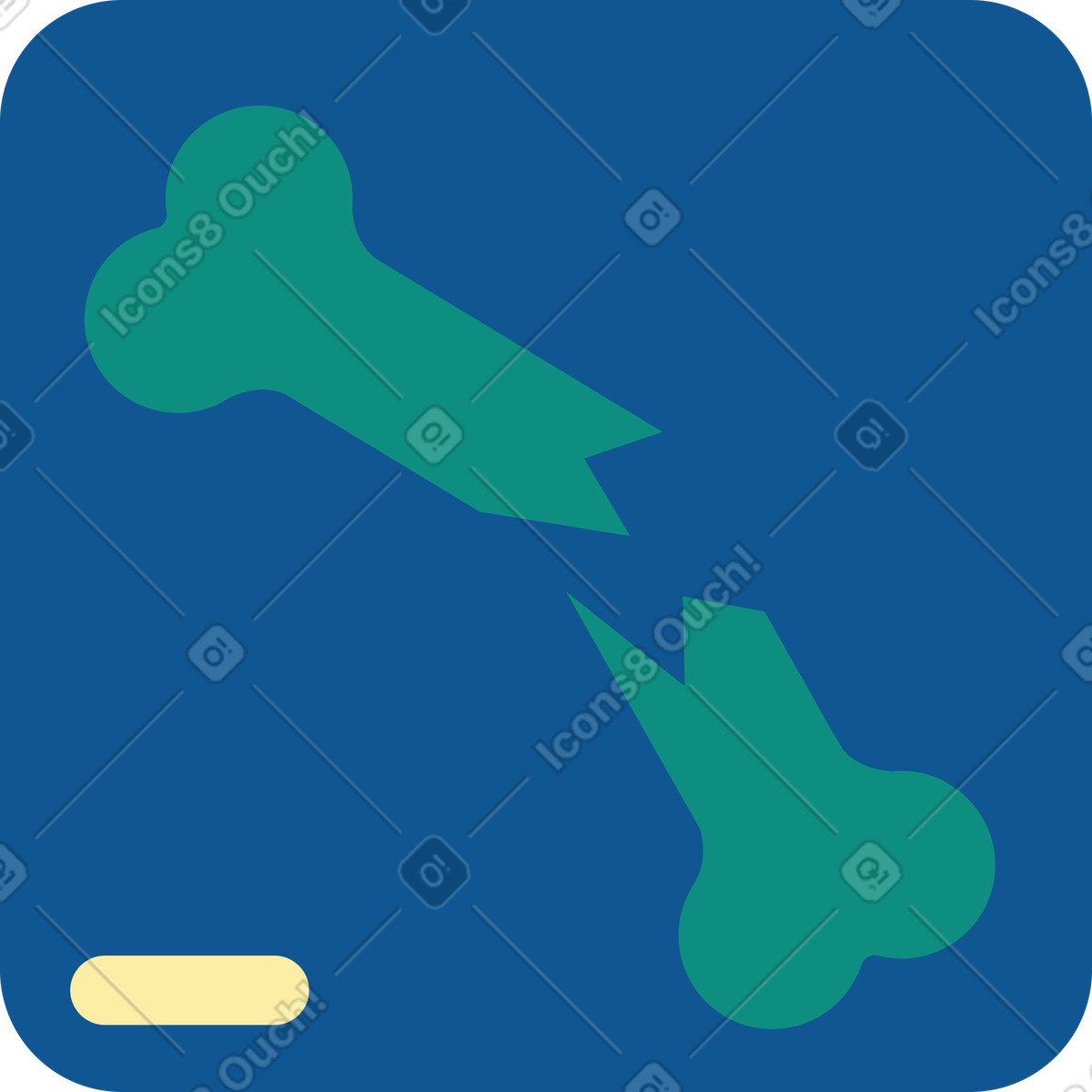 Immagine a raggi x illustrazione in stile Polar scarica in PNG, SVG