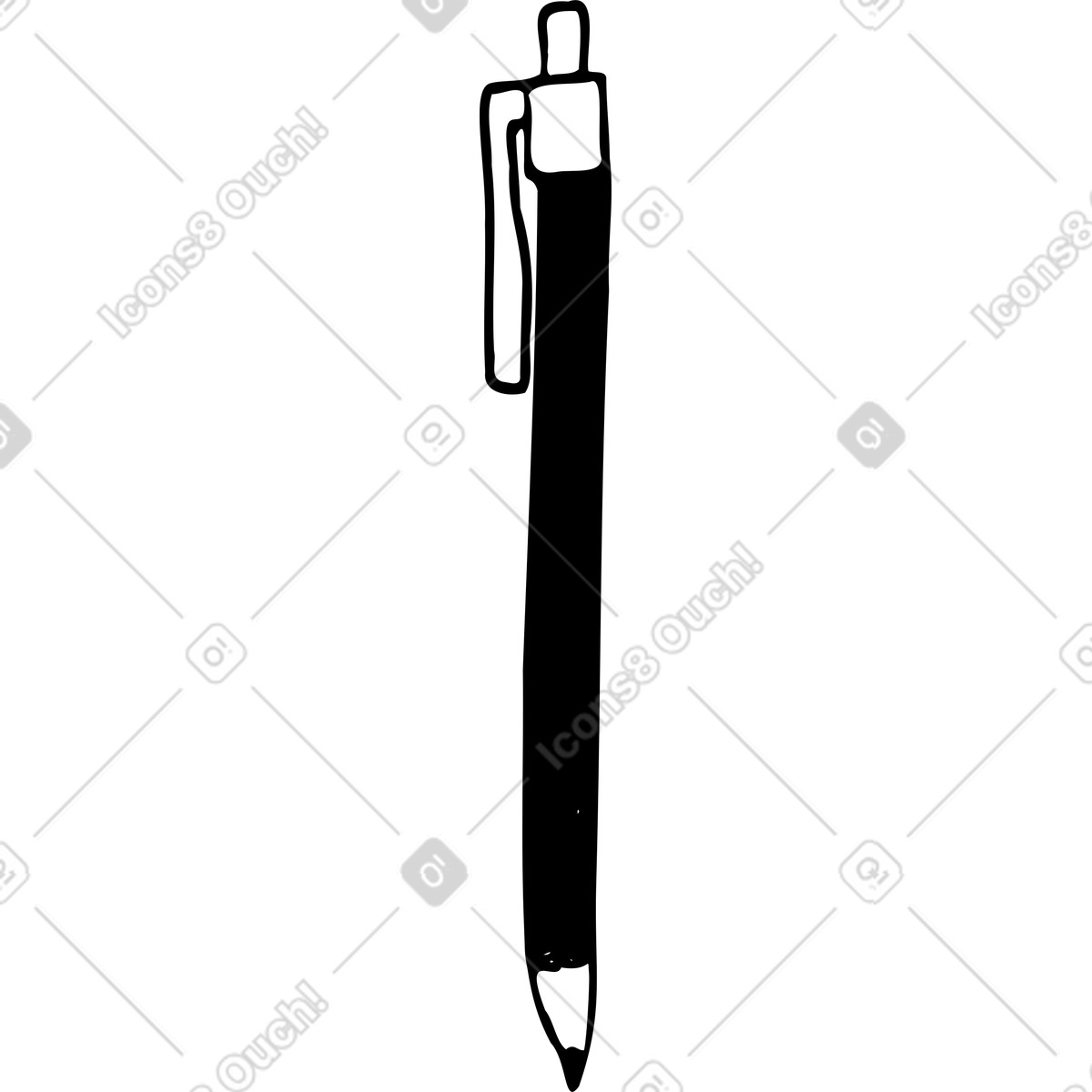 Stift-Illustration im Marks-Stil als Download in PNG, SVG