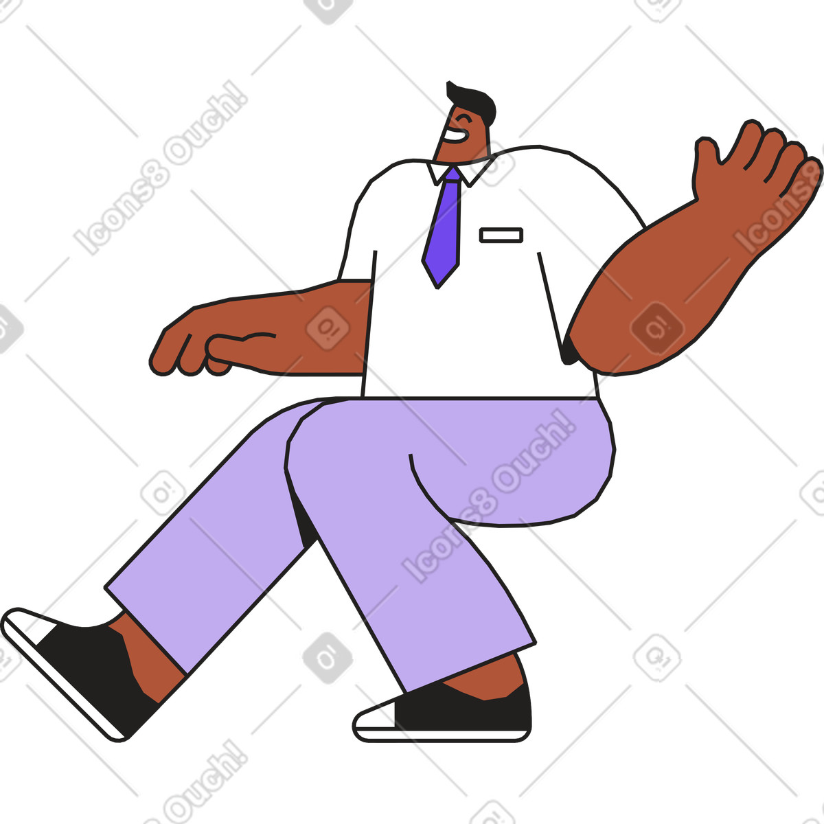 Иллюстрация Сидящий человек в стиле Dazzle — скачать в форматах PNG, SVG