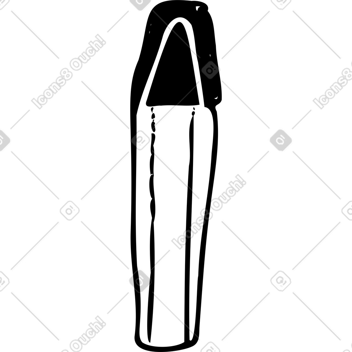Evidenziatore illustrazione in stile Marks scarica in PNG, SVG