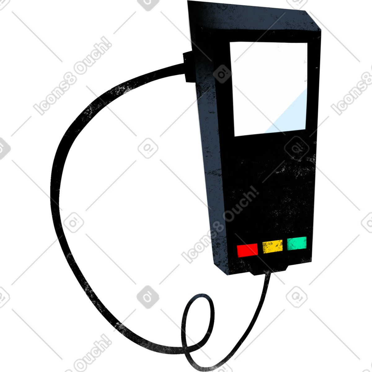 Ilustración Poste terminal en estilo Fabulous a descargar en PNG y SVG