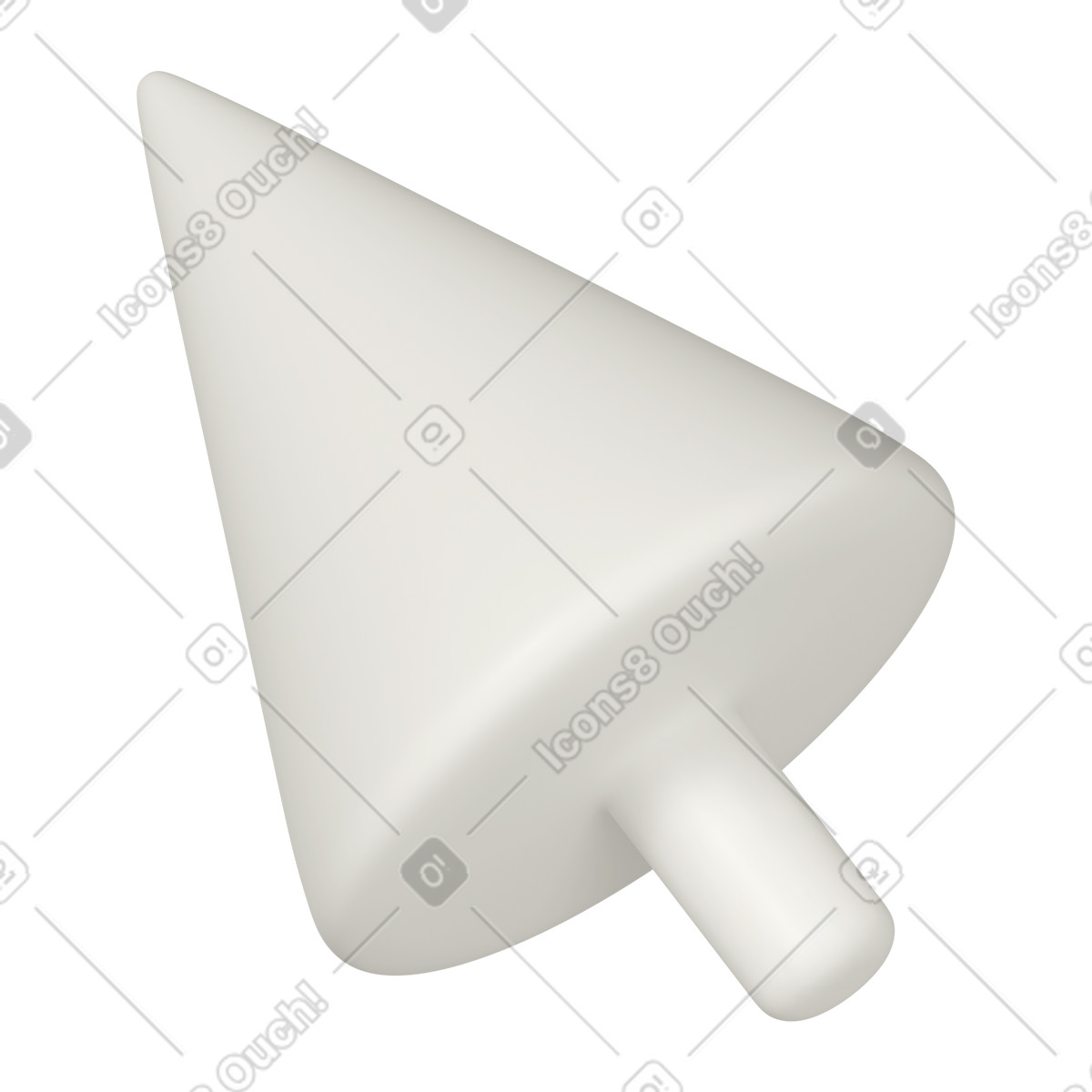 Ilustração de Cursor em no estilo 3D Casual life para baixar em PNG, SVG