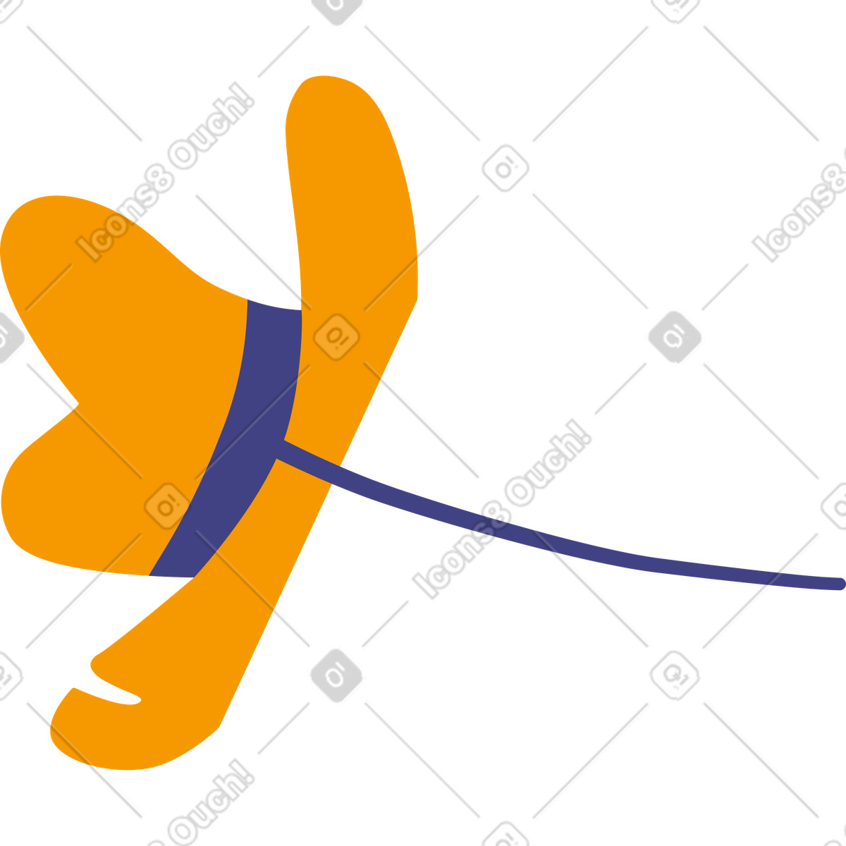 Cappello da cowboy illustrazione in stile Woof scarica in PNG, SVG
