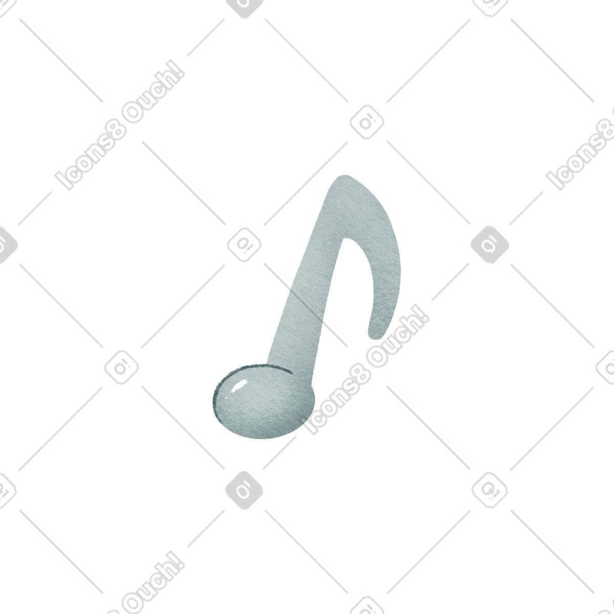 Illustration Note dans le style Experimental à télécharger aux formats PNG, SVG