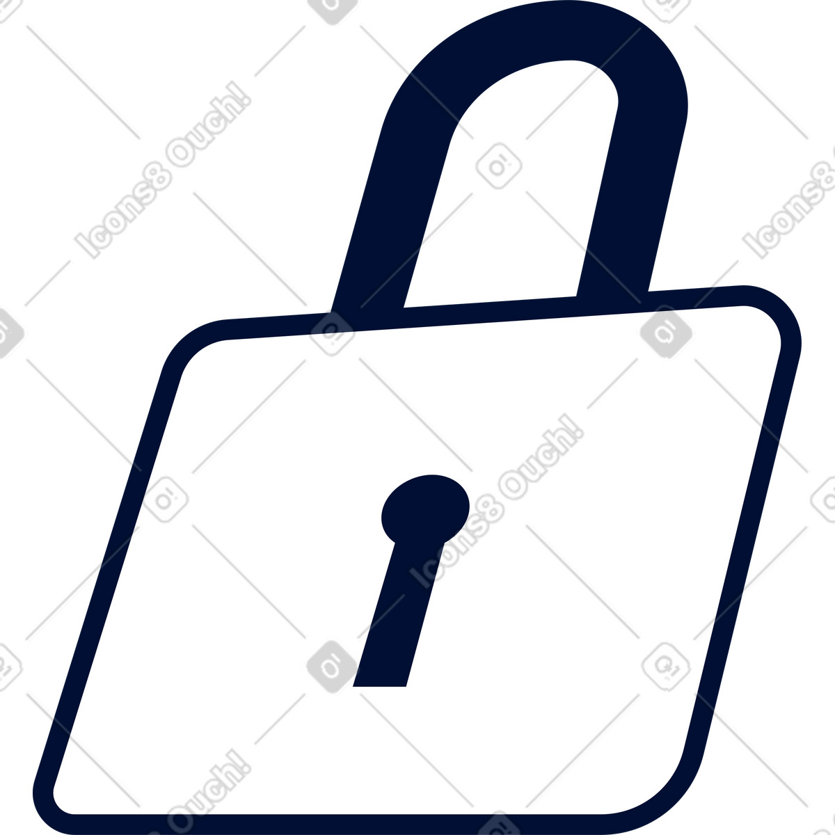 Lock illustration in Blink style download in PNG, SVG