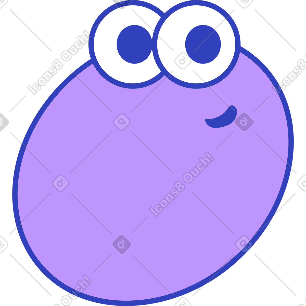 Joyful character illustration in Eyeful style download in PNG, SVG