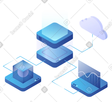 Quantum Style Vector Illustrations in PNG and SVG