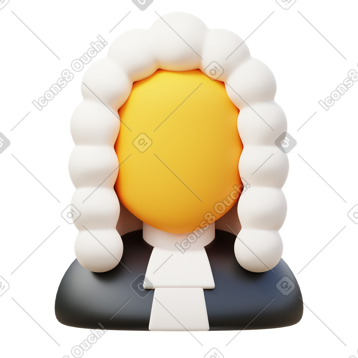 Illustration Judge dans le style 3D Fluency à télécharger aux formats PNG, SVG