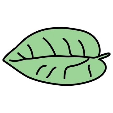A pet bed shaped like a monstera leaf, featuring a vibrant green color with detailed leaf vein patterns. The bed has soft, plush padding for comfort, and the edges are slightly raised to create a cozy enclosure. The surface of the bed showcases a glossy texture that mimics the natural sheen of a real leaf. The overall design is playful yet minimalistic, emphasizing the leaf shape and its intricate details.