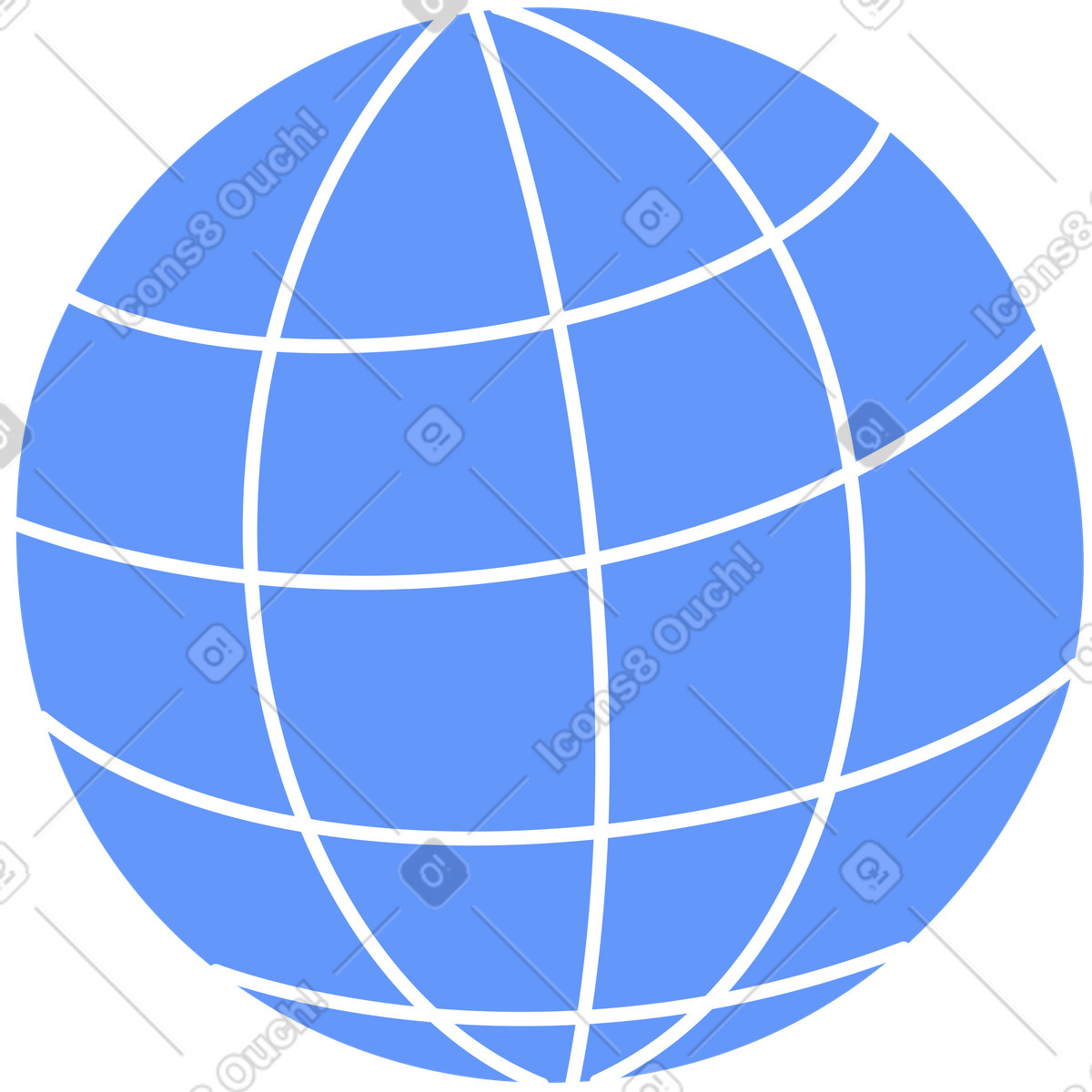 Illustration Globe dans le style Plain à télécharger aux formats PNG, SVG