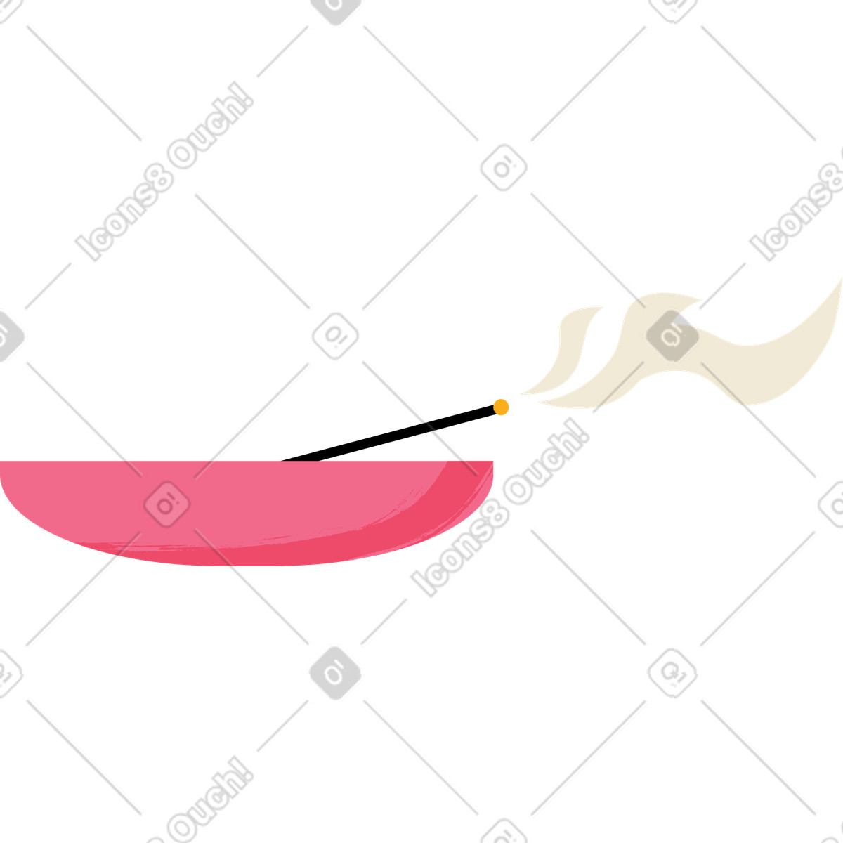 Ilustração de Incenso em no estilo Juicy para baixar em PNG, SVG
