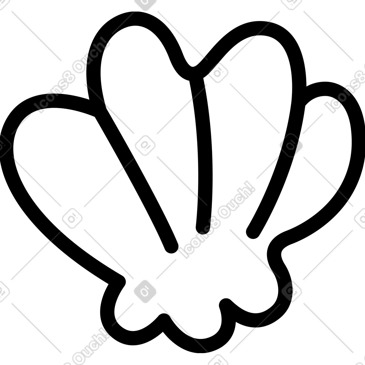 Conchiglia illustrazione in stile Twirl scarica in PNG, SVG