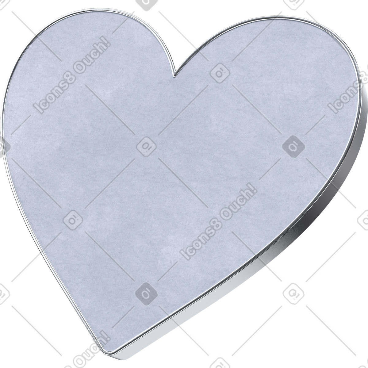 Heart sign, favorite like symbol, love emoji symbol illustration in 3D Pro style download in PNG, SVG