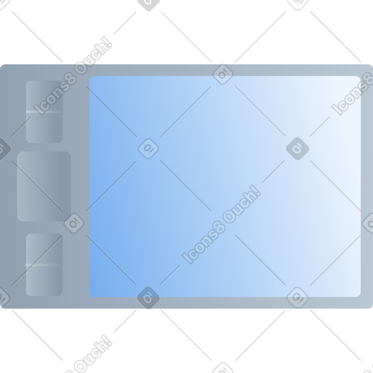 Ilustração de Mesa gráfica em no estilo Silky para baixar em PNG, SVG
