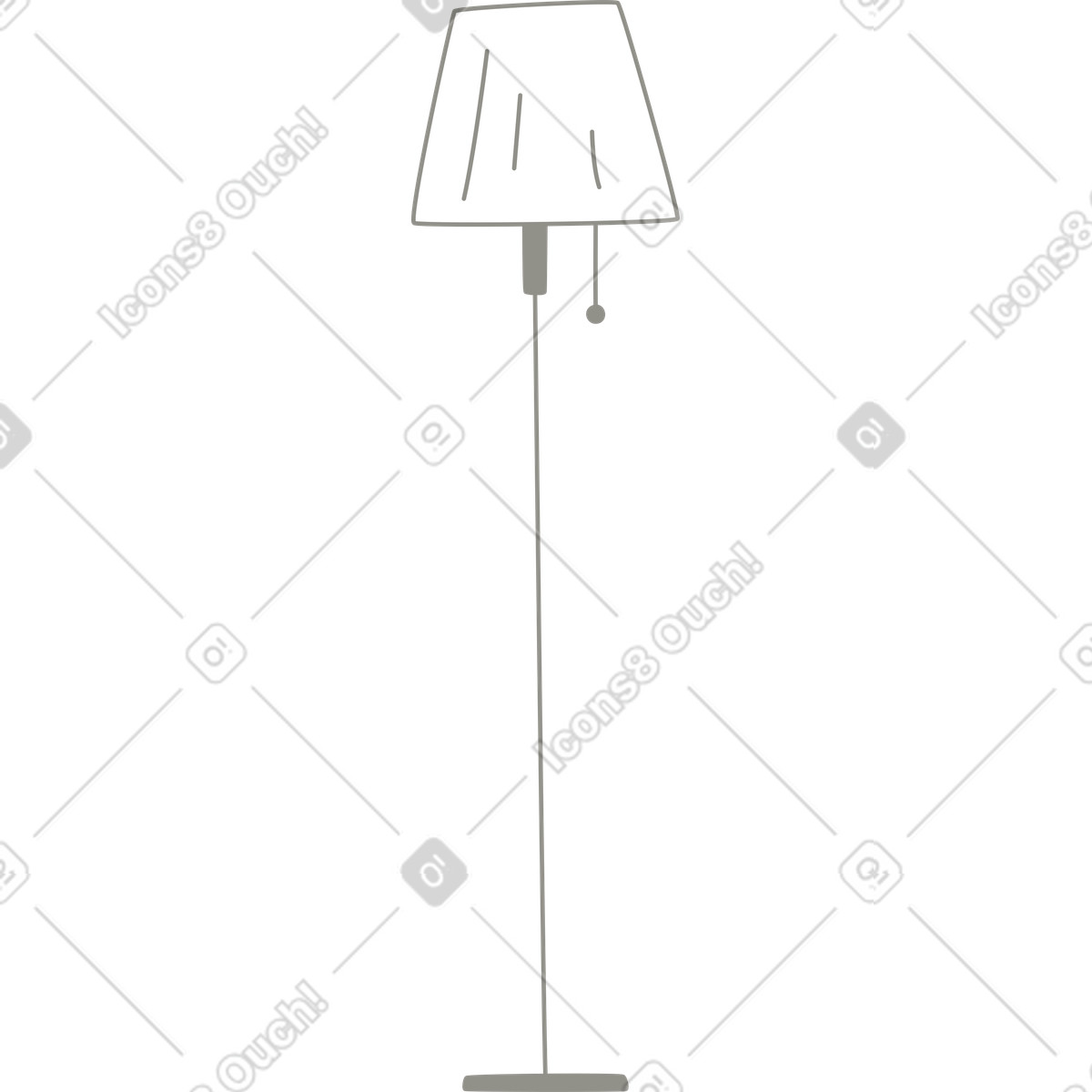 Illustration Lampe dans le style Plain à télécharger aux formats PNG, SVG