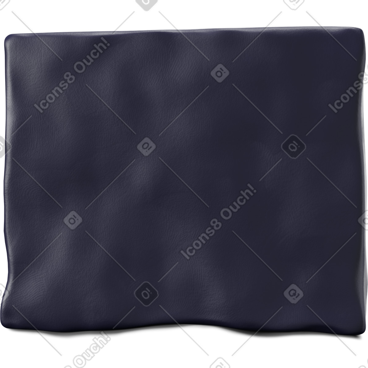 Ilustração de Torso em tecido preto no estilo 3D Stripy para baixar PNG, SVG