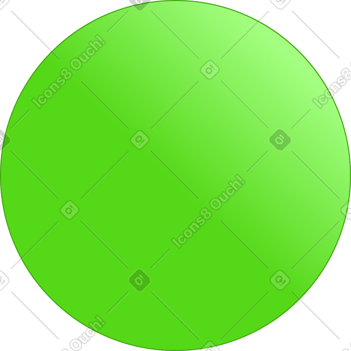 下载 Rainbow 风格的 圆圈绿色背景 插画，支持 PNG、SVG 格式