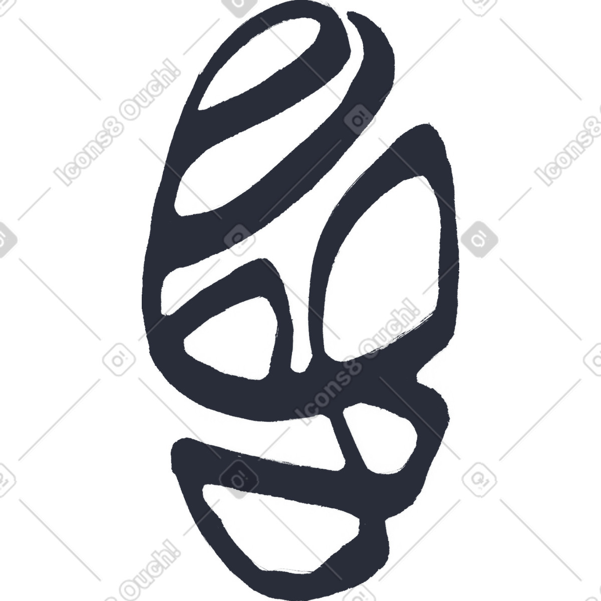 Spot illustration in Inky style download in PNG, SVG