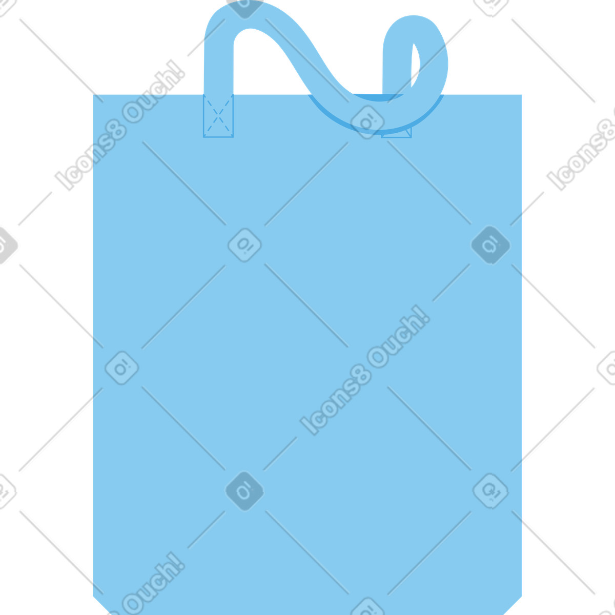 Illustration Sac de courses réutilisable dans le style Catchy à télécharger aux formats PNG, SVG