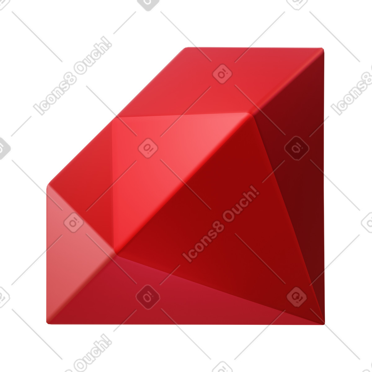 Illustration Jewel dans le style 3D Fluency à télécharger aux formats PNG, SVG