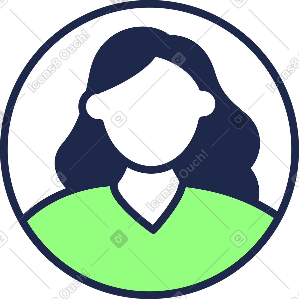 下载 Outline 风格的 用户图标 插画，支持 PNG、SVG 格式