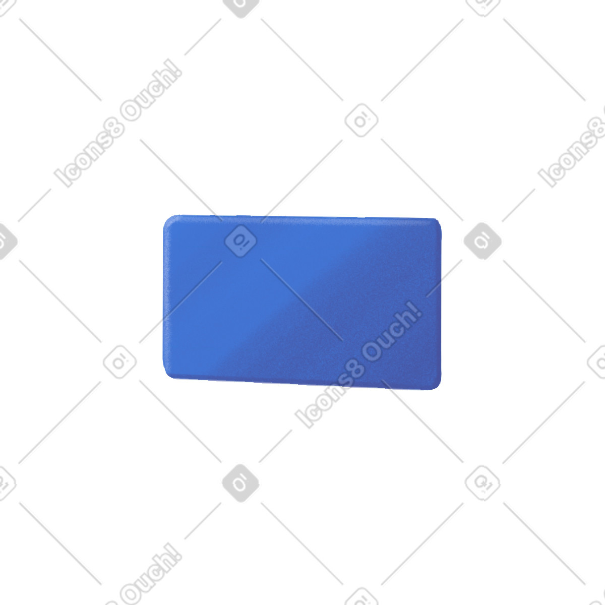 Smart スタイルの Blue rectangle in the foreshortening のイラストをPNG、SVG形式でダウンロード