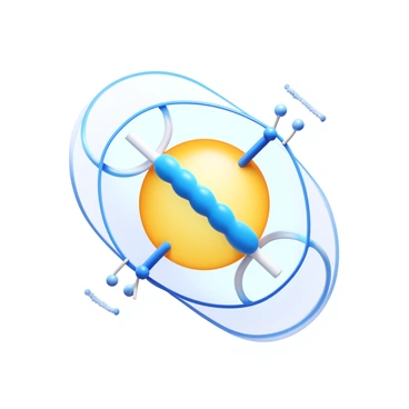 A diagram showing chromosomes being pulled apart during anaphase. Each chromosome is represented as two sister chromatids connected at the centromere. The chromatids are moving towards opposite poles of the cell, with spindle fibers attached to them. The cell membrane is visibly elongated, indicating the process of cell division. The background includes a faint representation of the other phases of cell division for context.