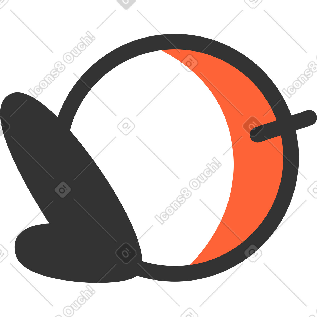 Berry illustration in Crayon style download in PNG, SVG