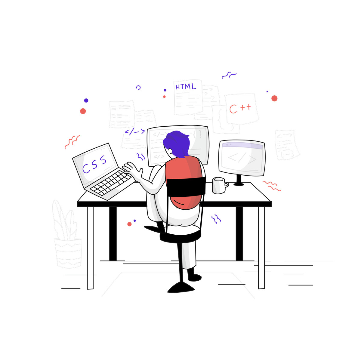 Иллюстрация Веб-разработка в стиле Pixeltrue — скачать в форматах PNG, SVG