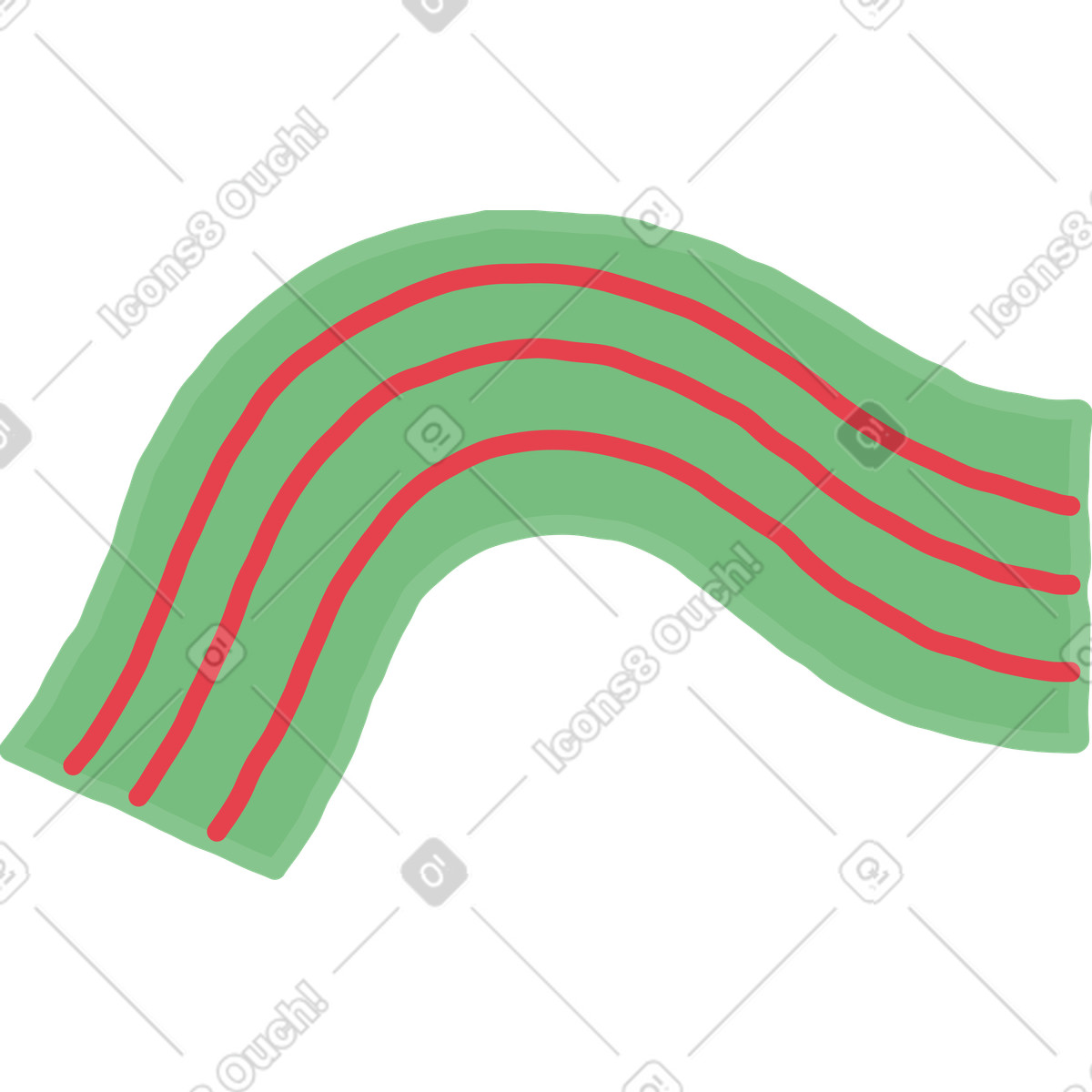 Stripy 스타일의 팔 일러스트레이션 PNG, SVG 다운로드