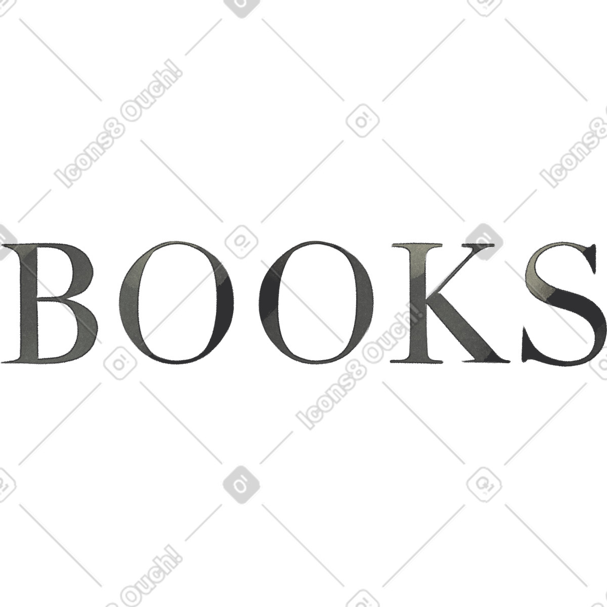 Ilustración Letras de libros en estilo Seasons a descargar en PNG y SVG