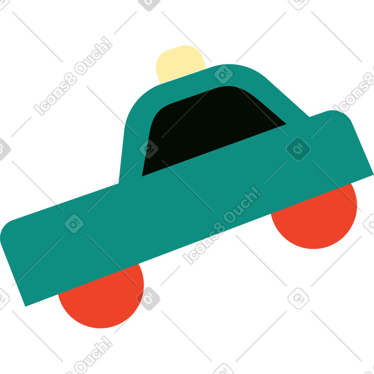 下载 Polar 风格的 汽车 插画，支持 PNG、SVG 格式