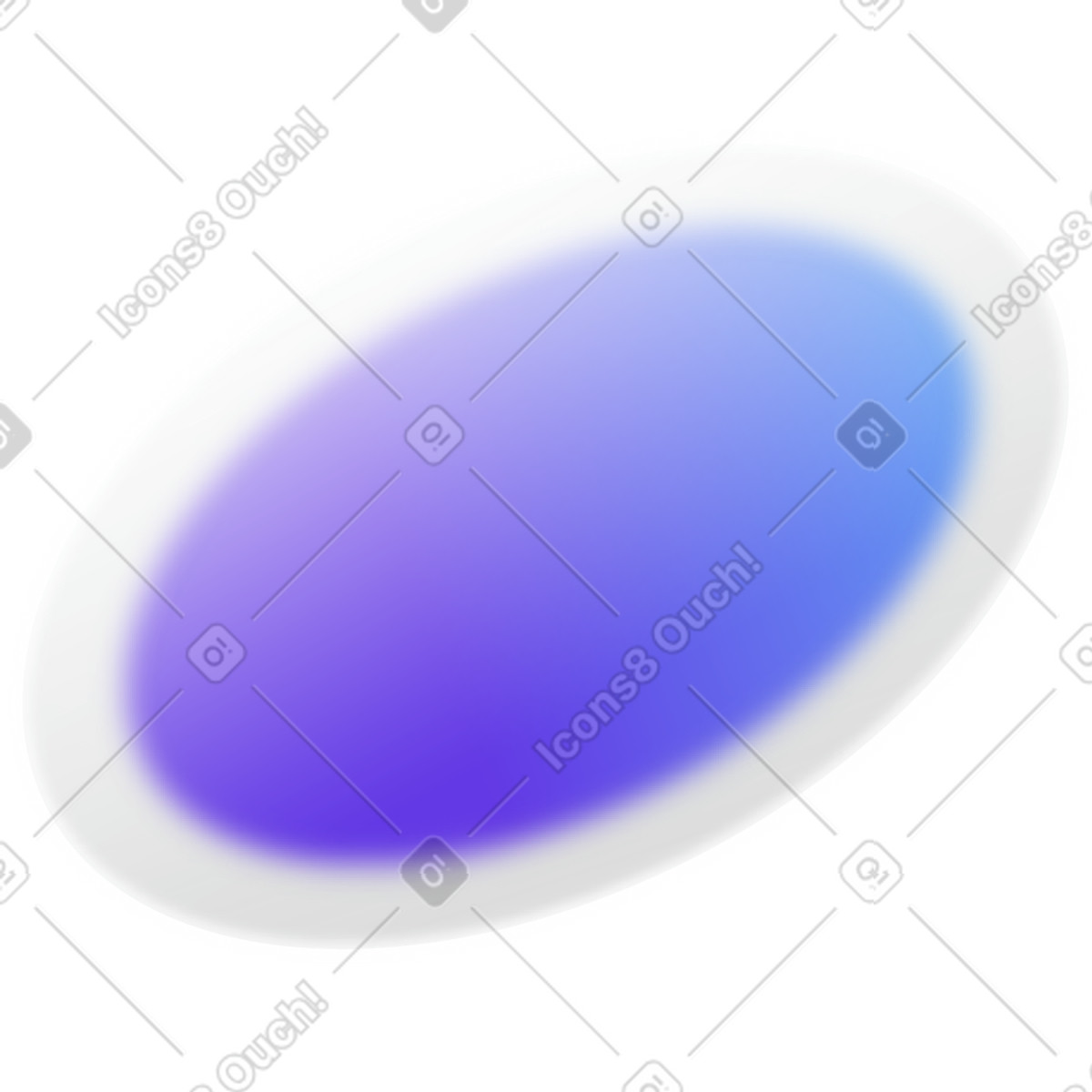 Purple ellipse illustration in Typography style download in PNG, SVG