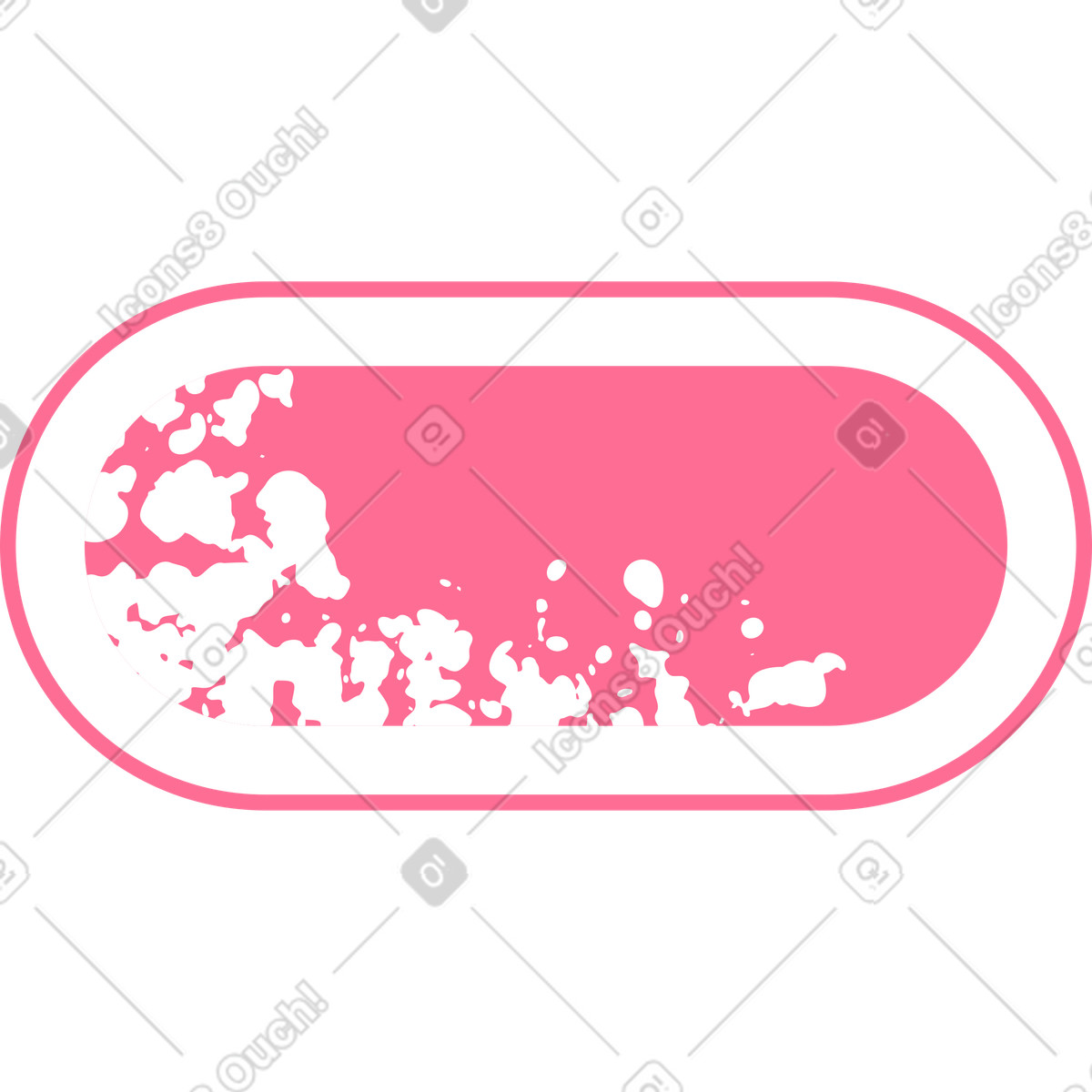 Pulsante con texture illustrazione in stile Bright scarica in PNG, SVG