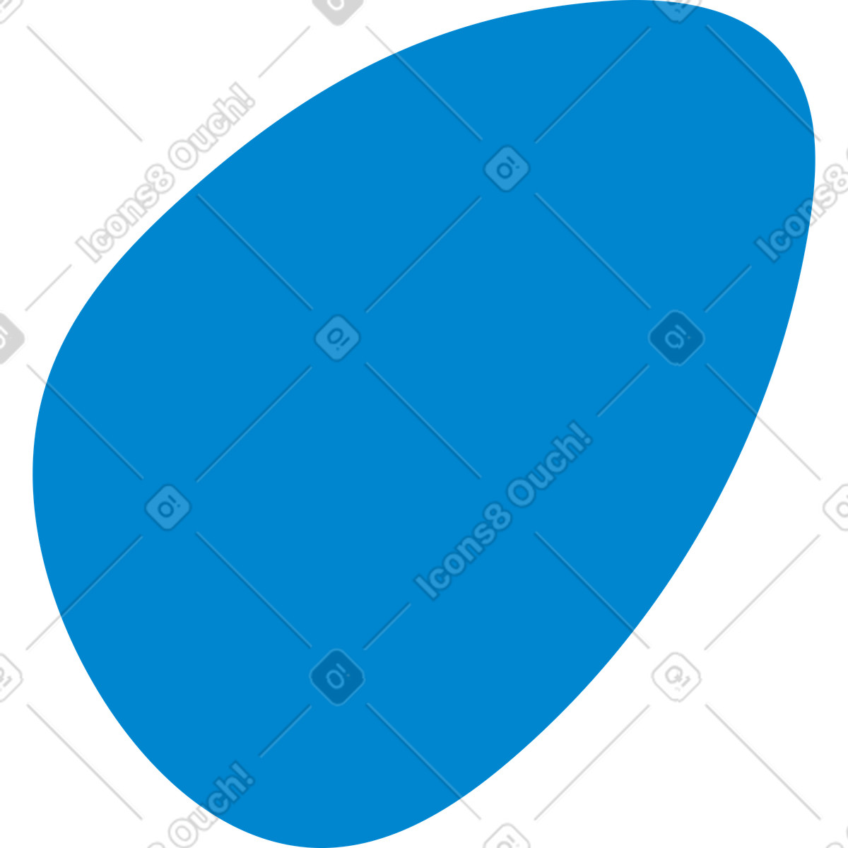 Blue abstract background illustration in PNG, SVG