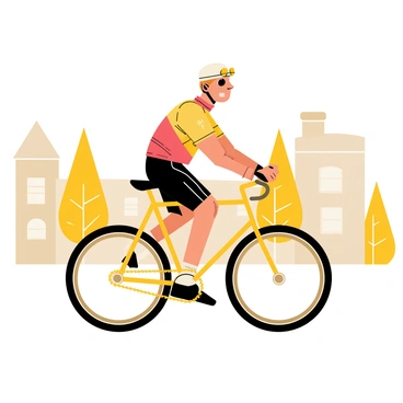 A classic cyclist on an old-fashioned bike racing through a sepia-toned scene