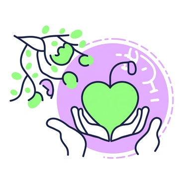 An illustration representing the concept of organ transplantation. In the center, there is a stylized heart being held by two hands, symbolizing care and life. To the left, there is a tree with branches extending outwards, each branch featuring a different organ such as a kidney, liver, and lung, representing the interconnectedness of life. The background includes a circular pattern, emphasizing the cycle of donation and renewal, while soft lines connect the organs to the heart, indicating the flow of life and health.