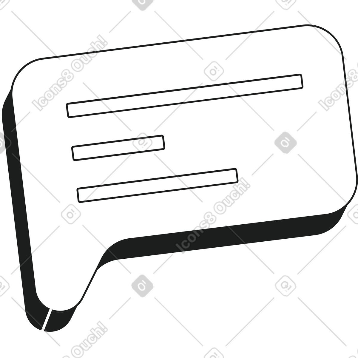 Strict スタイルの バブル のイラストをPNG、SVG形式でダウンロード