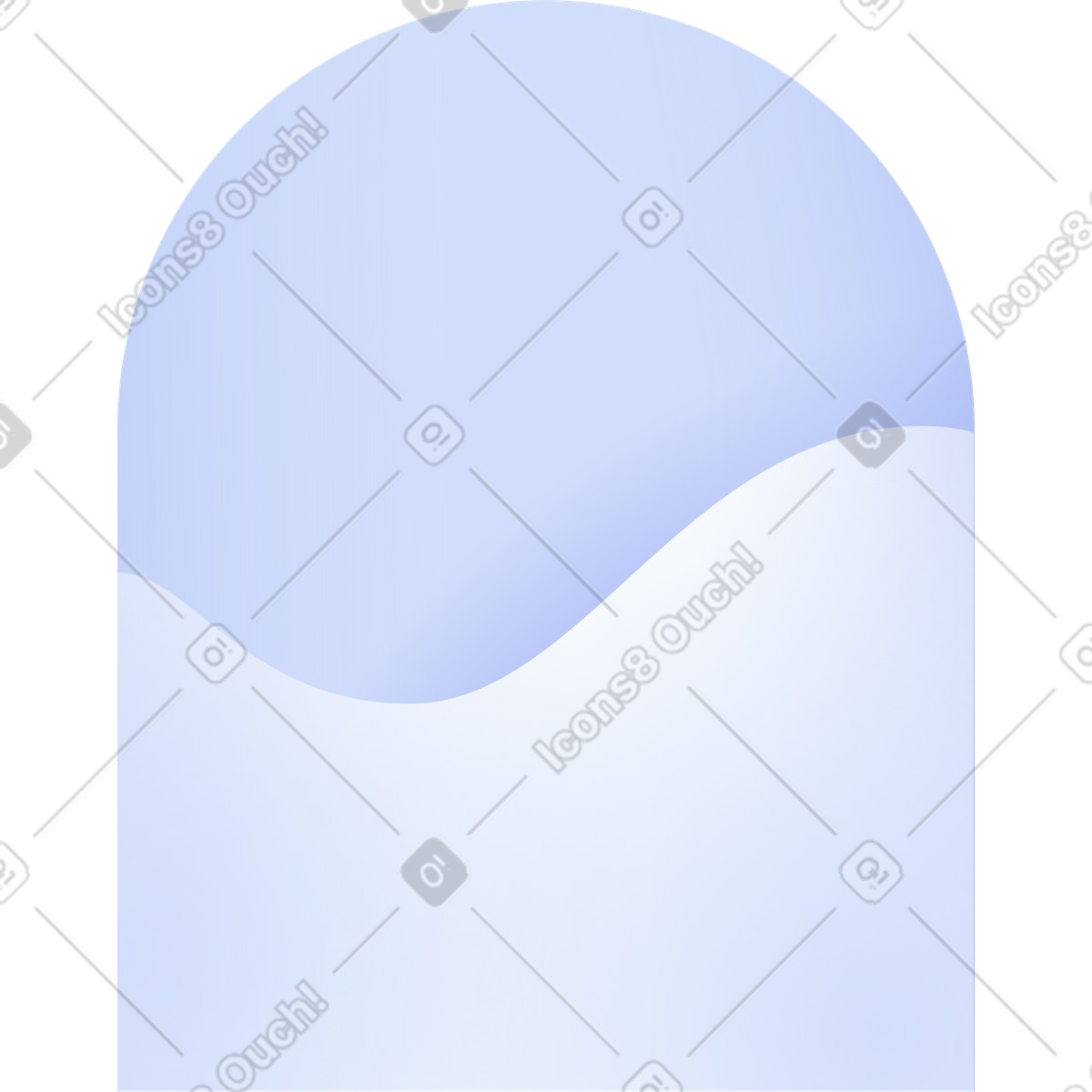 Bogen-Illustration im Levels-Stil als Download in PNG, SVG