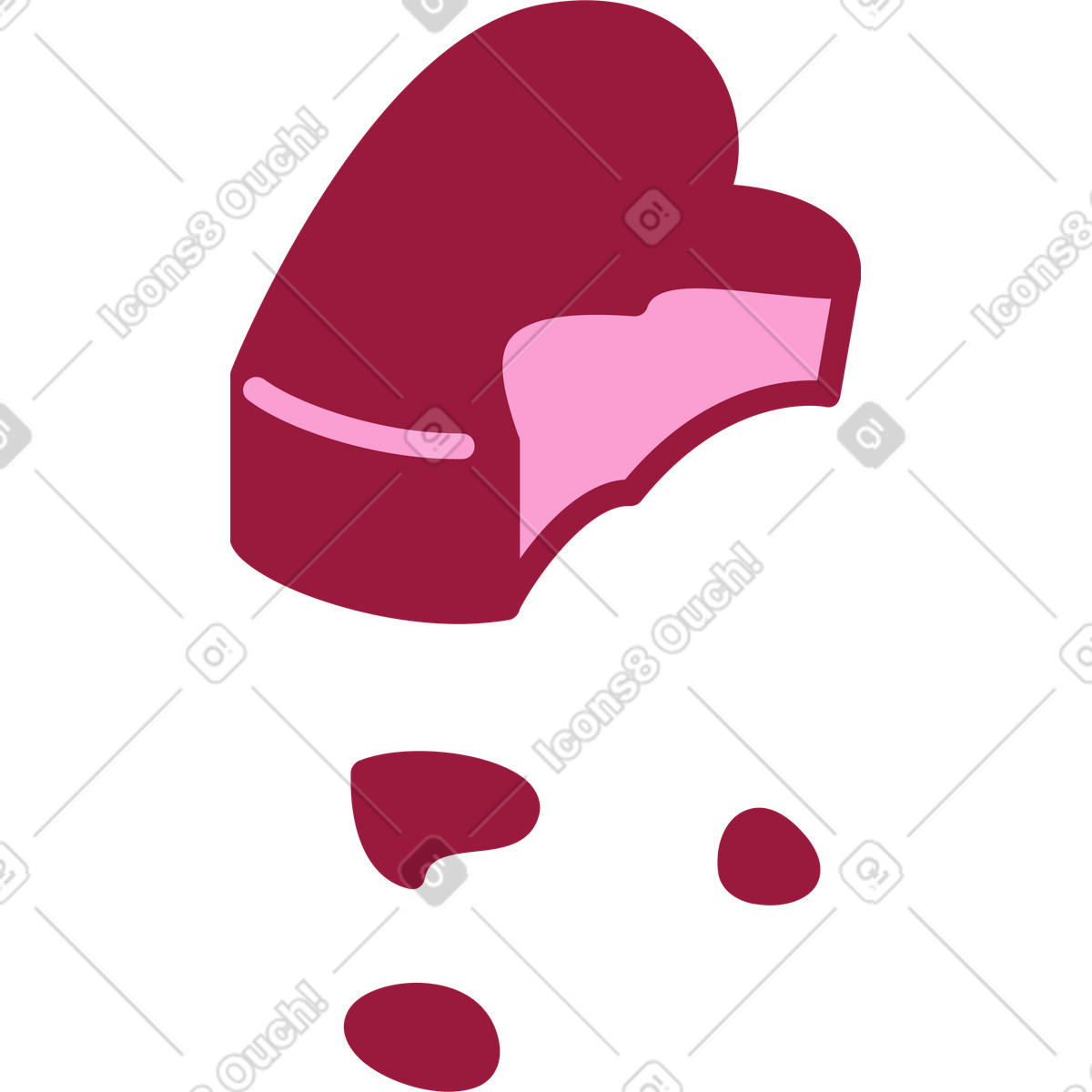Ilustración Pregunta chocolate en estilo Storyline a descargar en PNG y SVG