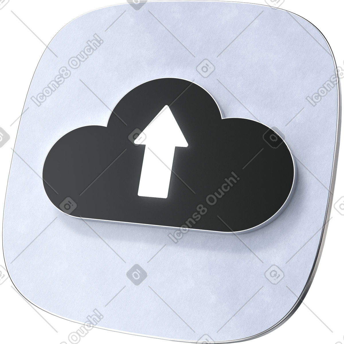 File sync backup, data transfer symbol illustration in 3D Pro style download in PNG, SVG