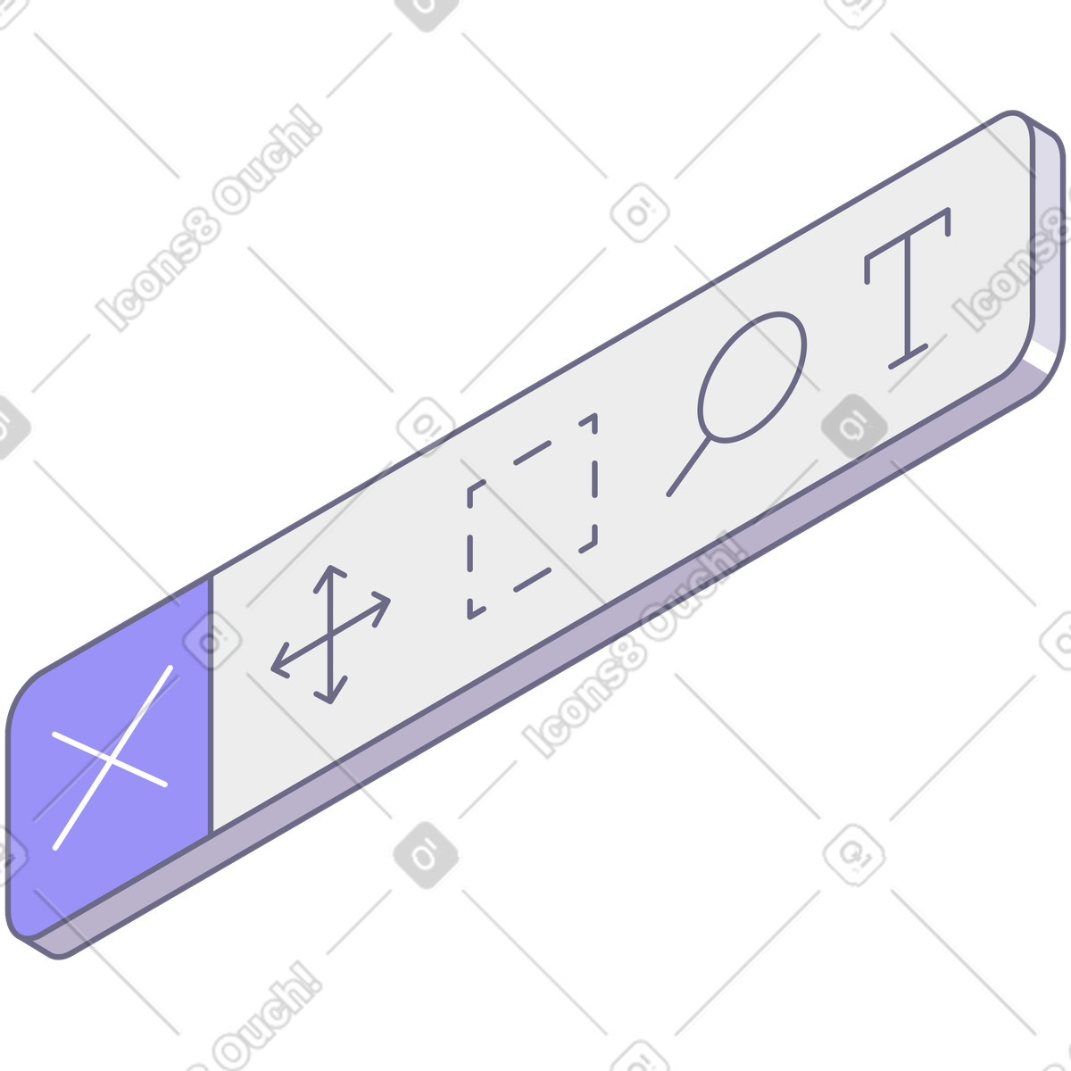 Toolbar illustration in Modul style download in PNG, SVG