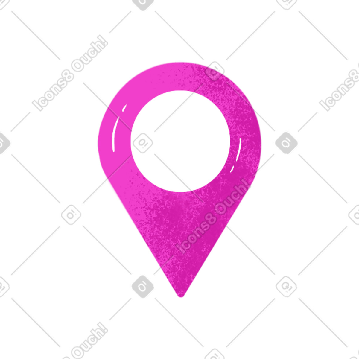 Pink texture marker-Illustration im Flare-Stil als Download in PNG, SVG