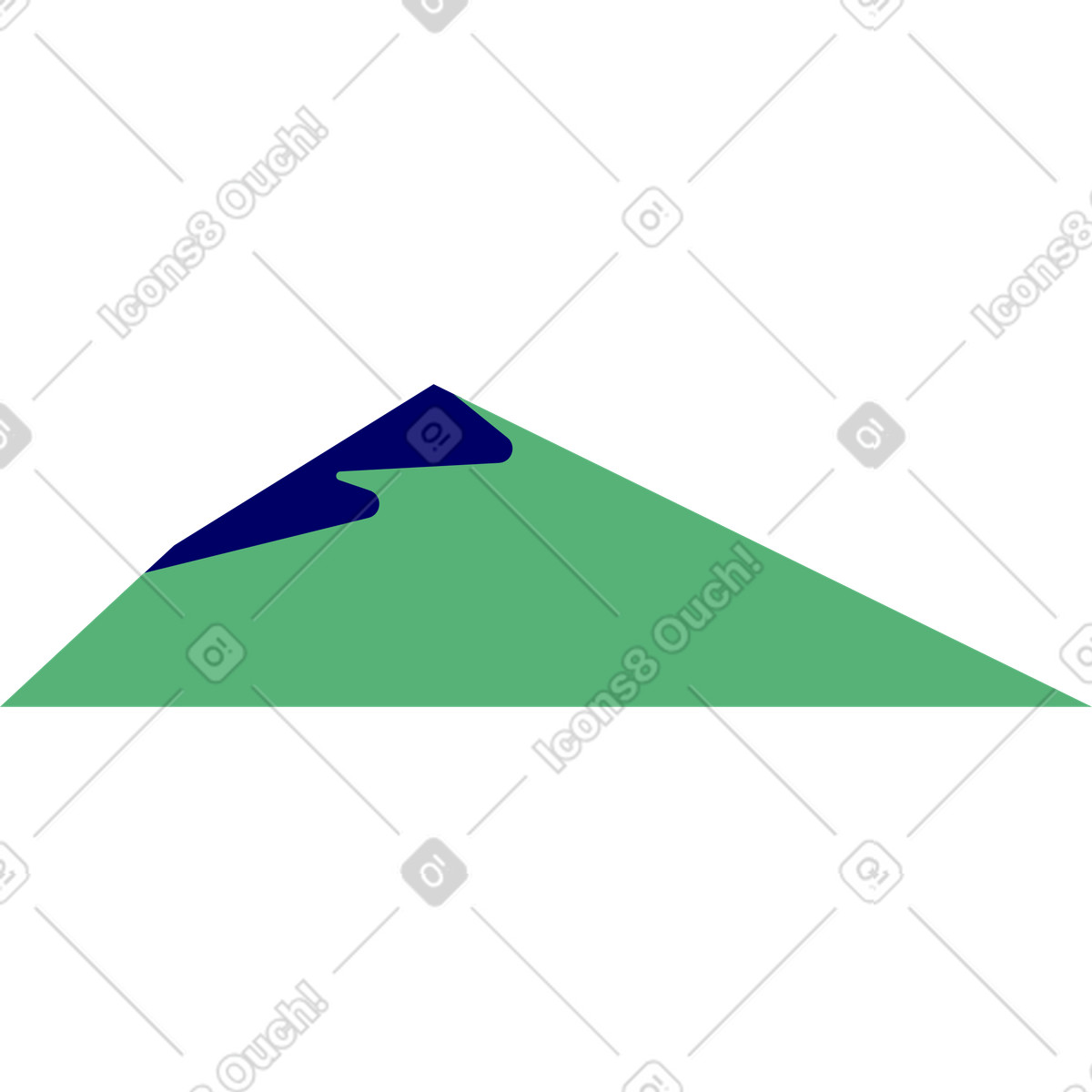 Mountains background green and blue illustration in Lounge style download in PNG, SVG