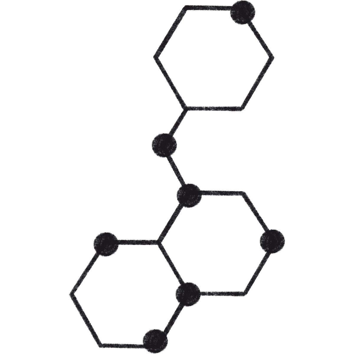 Ilustração de Molecular formula em no estilo Bonbon Line para baixar em PNG, SVG