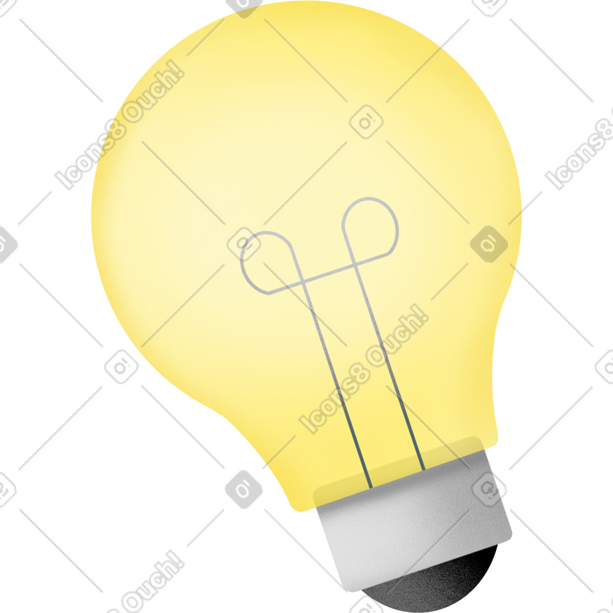 Ilustração de Bulb em no estilo Joy para baixar em PNG, SVG