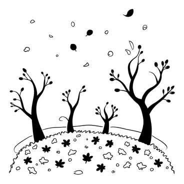Trois feuilles mortes