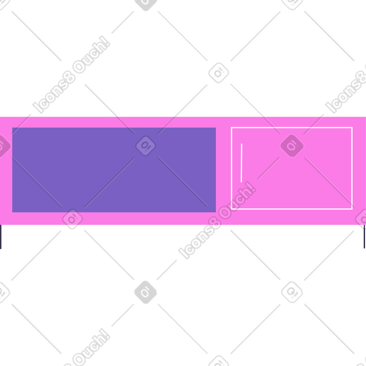 Tavolino da caffè illustrazione in stile Mellow scarica in PNG, SVG